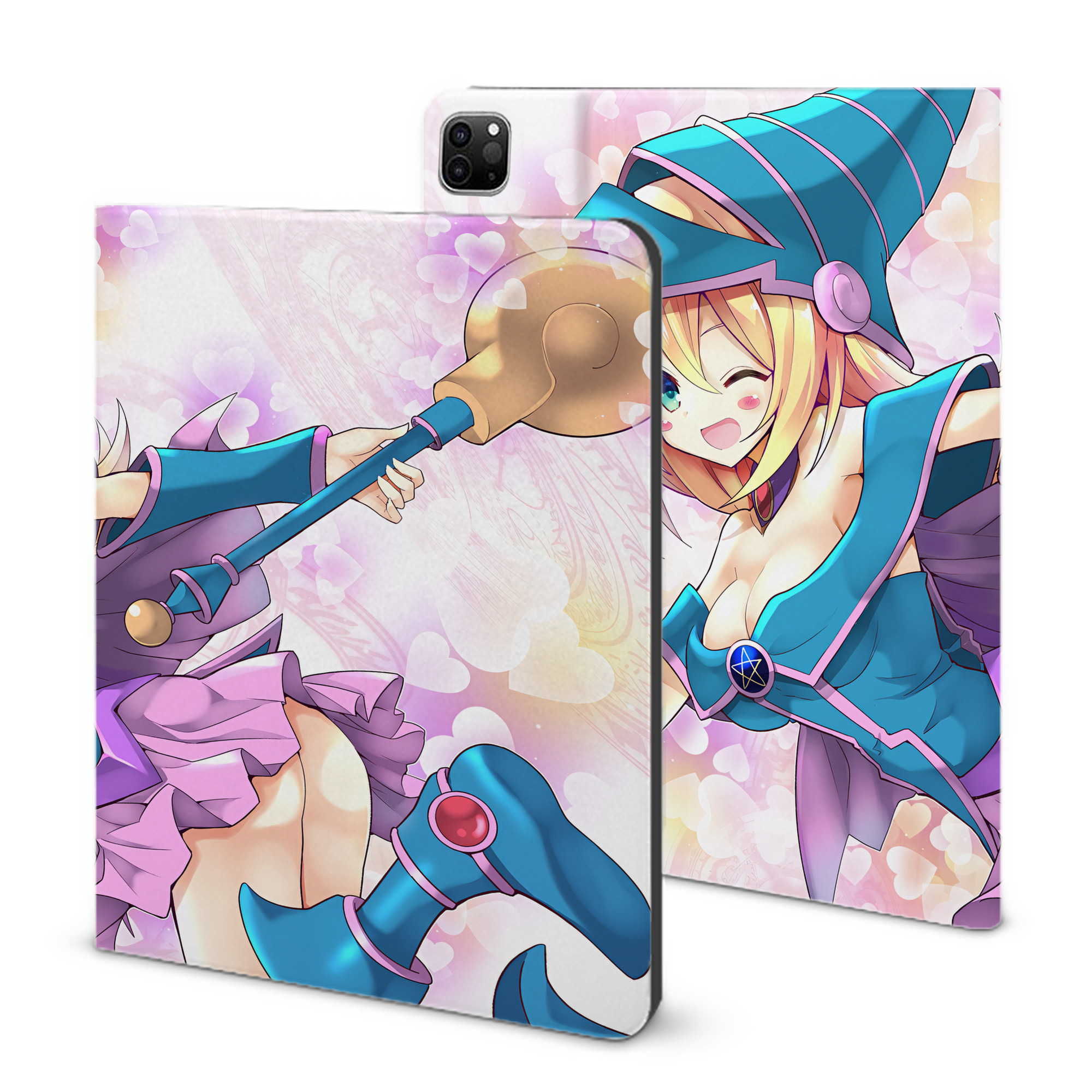 （画像用） 遊☆戯☆王 Yu-Gi-Oh! IPad ケース ブック型 PUレザー TPU 耐衝撃 軽量 薄型 ペン収納なし 全面保護 IPad 各モデル対応